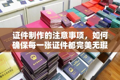 沐川证件制作的注意事项，如何确保每一张证件都完美无瑕？
